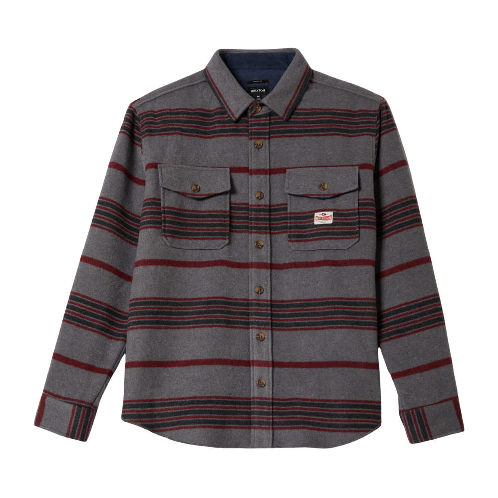 Brixton Altered Threads Overshirt- Multi Blanket Stripe
