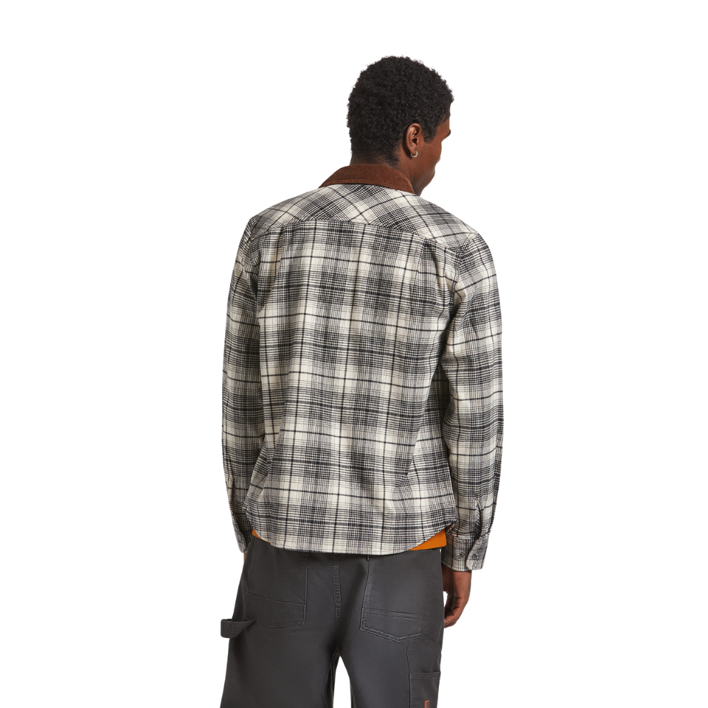 Brixton Builders Bowery Flannel - Off White/Black
