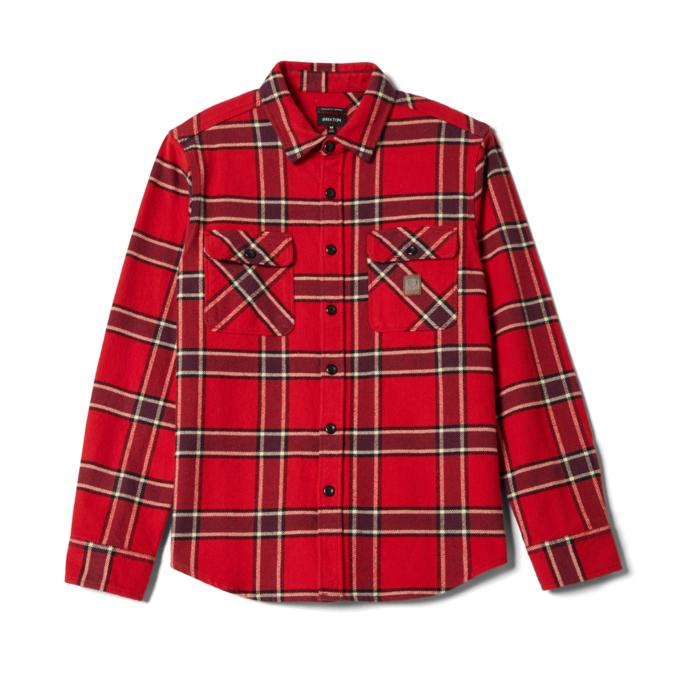 Brixton Bowery Heavyweight Flannel - Adrenaline Rush
