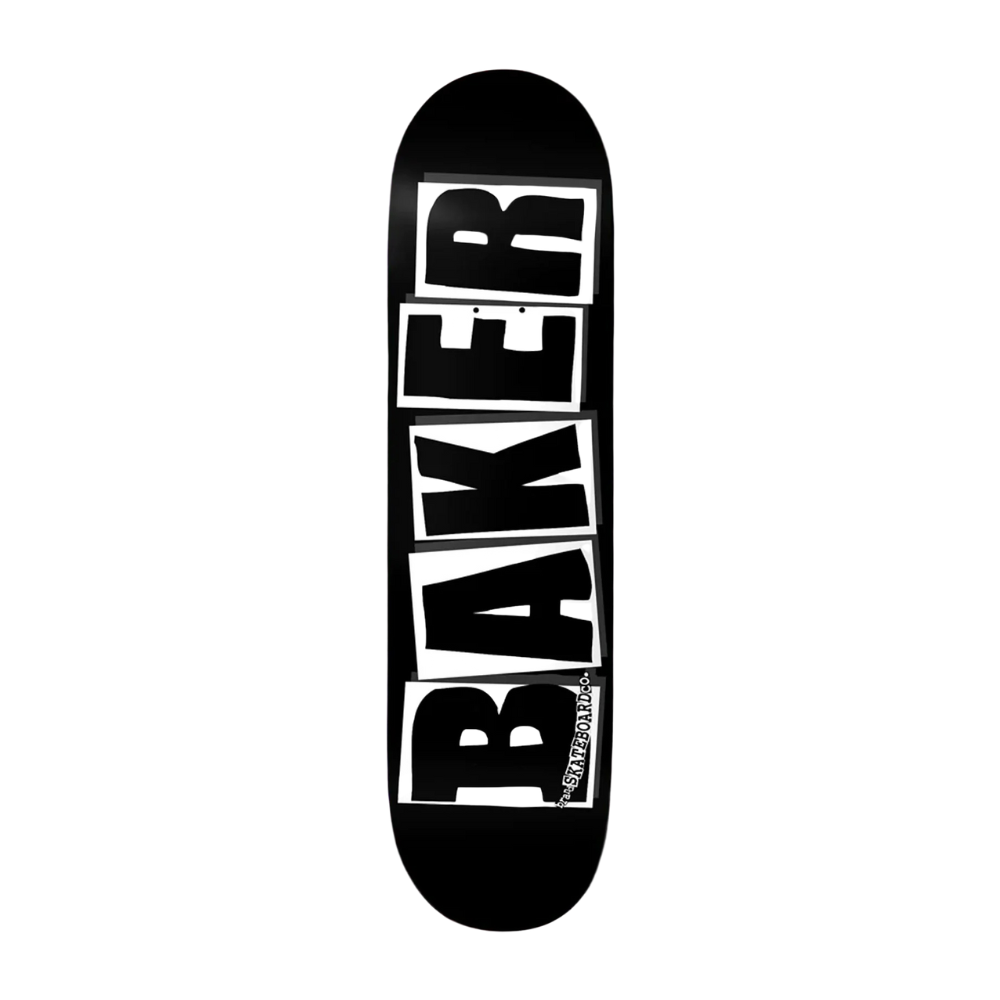 Baker Brand Logo Deck Black/White - 8.25"