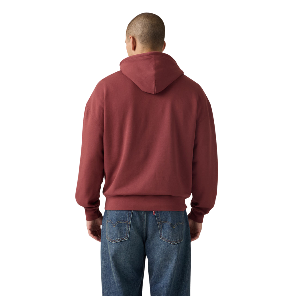 Levi's Graphic Embroidered Boxy Hoodie - Oxblood