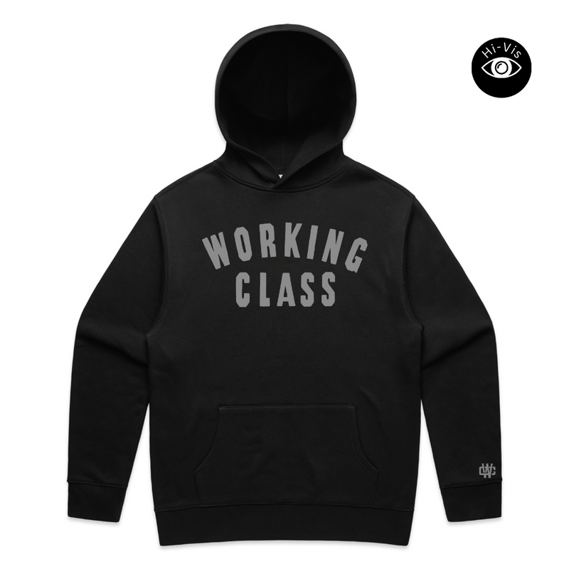 Working Class Champ Relax Hoodie - Black/Reflective