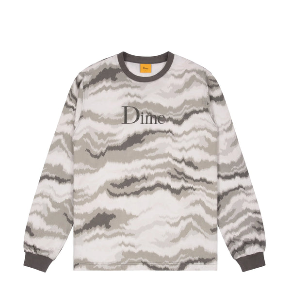 Dime Frequency LS Shirt - Grey