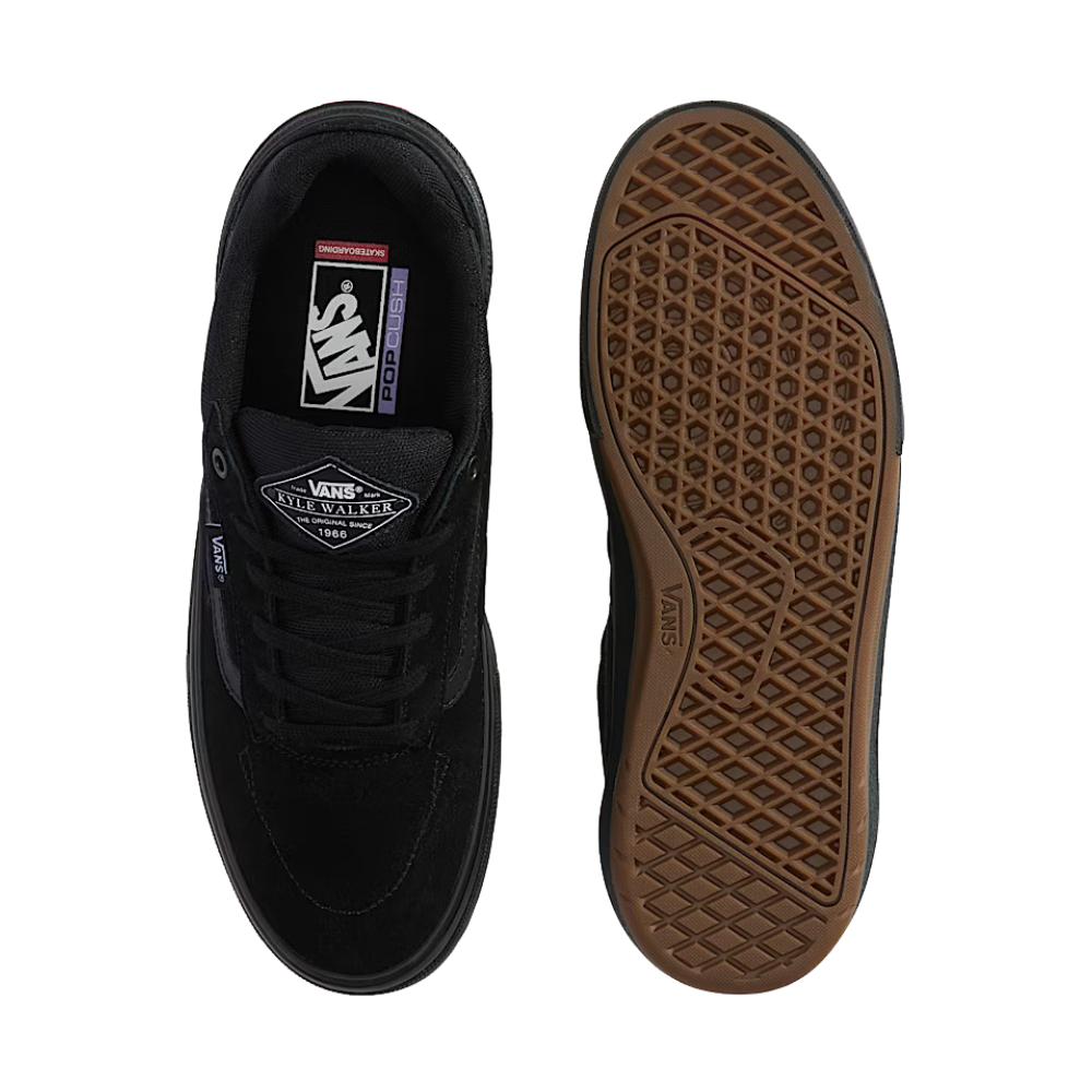 Vans Skate Kyle Walker Wafflecup Shoe - Blackout