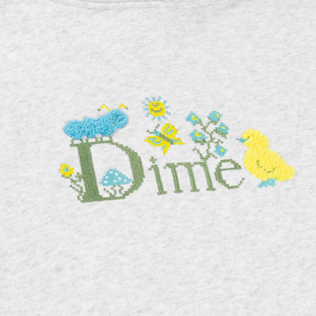 Dime Classic Cross Stitch Hoodie - Ash