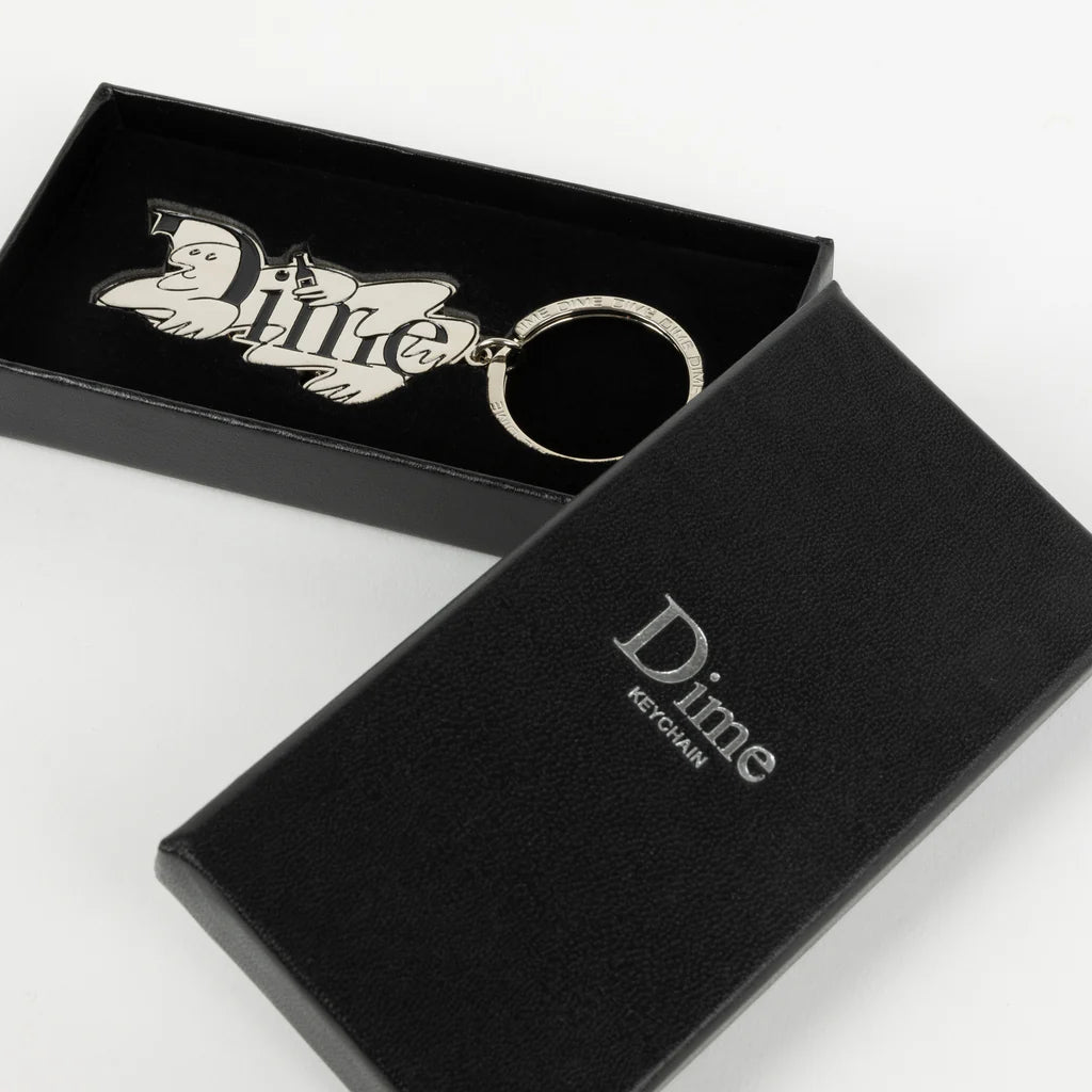Dime Sipping Keychain/Opener - Silver