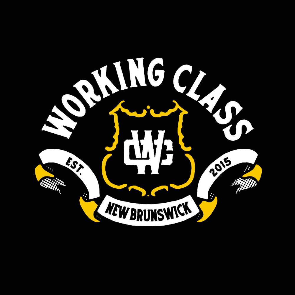 Working Class Eagle Crest Tee - Faded Black