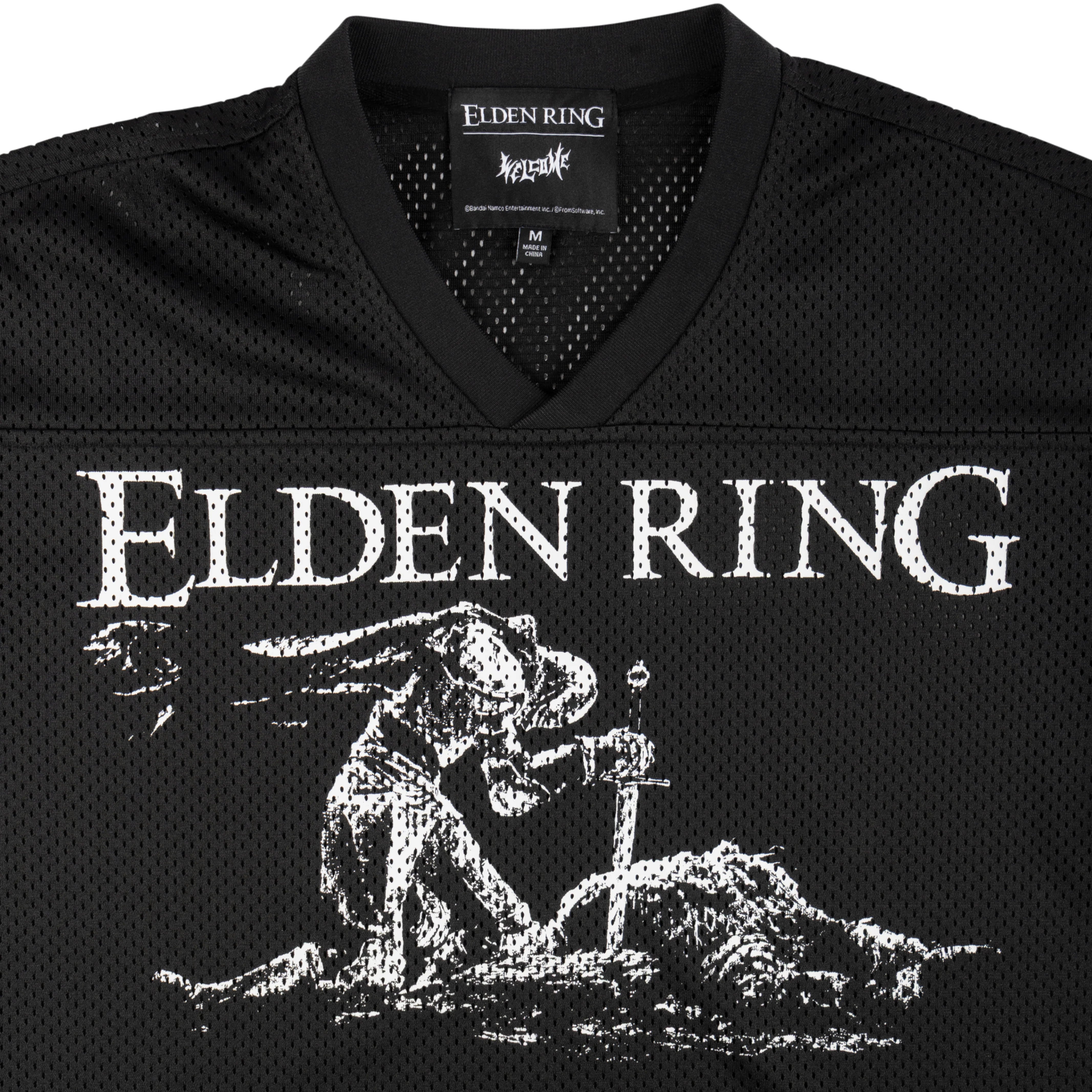 Welcome x Elden Ring - Tarnished Mesh Football Jersey - Black