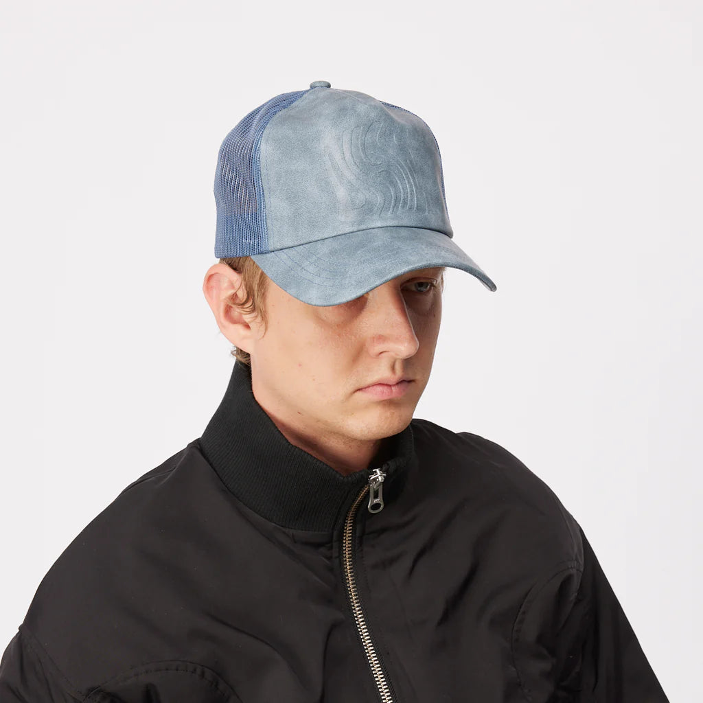 Dime Vortex Trucker Cap - Cloud Blue