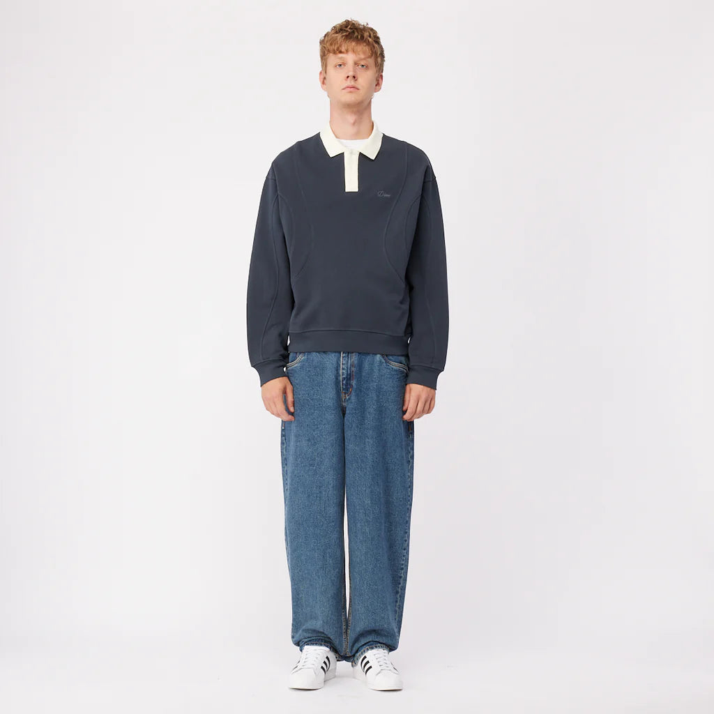 Dime French Terry Rugby - Navy