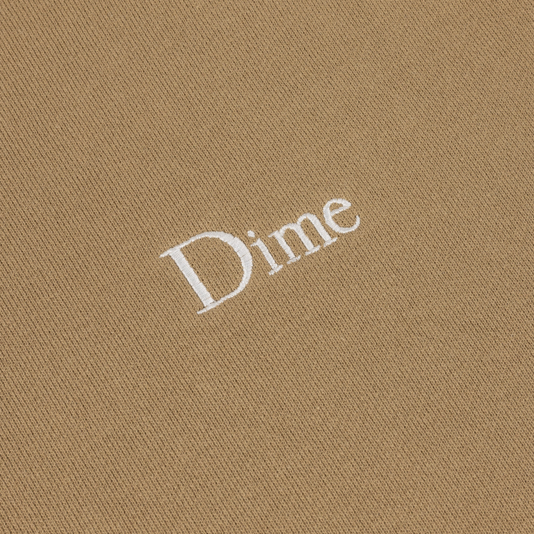 Dime Classic Small Logo Hoodie - Tan