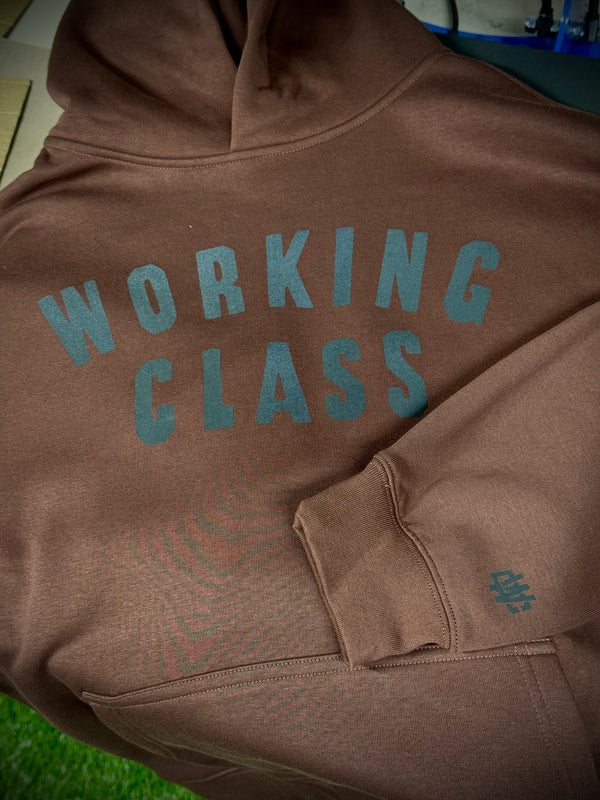 Working Class Champ Relax Hoodie - Chestnut/Reflective