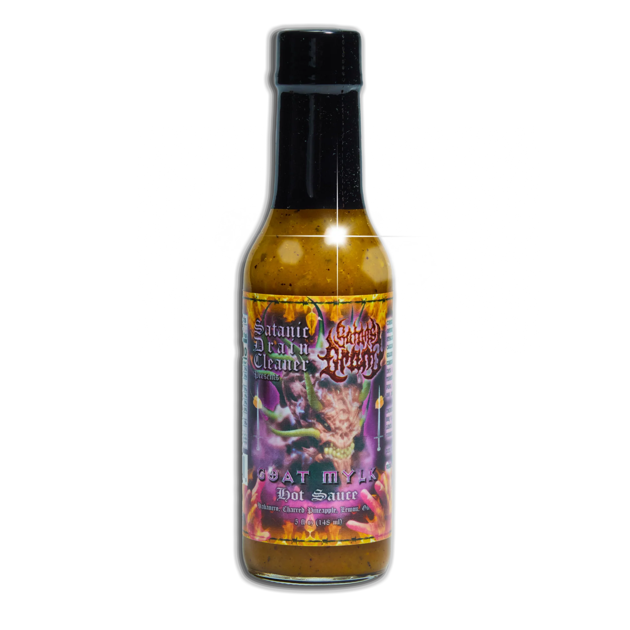 Satan's Drano Goat Milk Hot Sauce