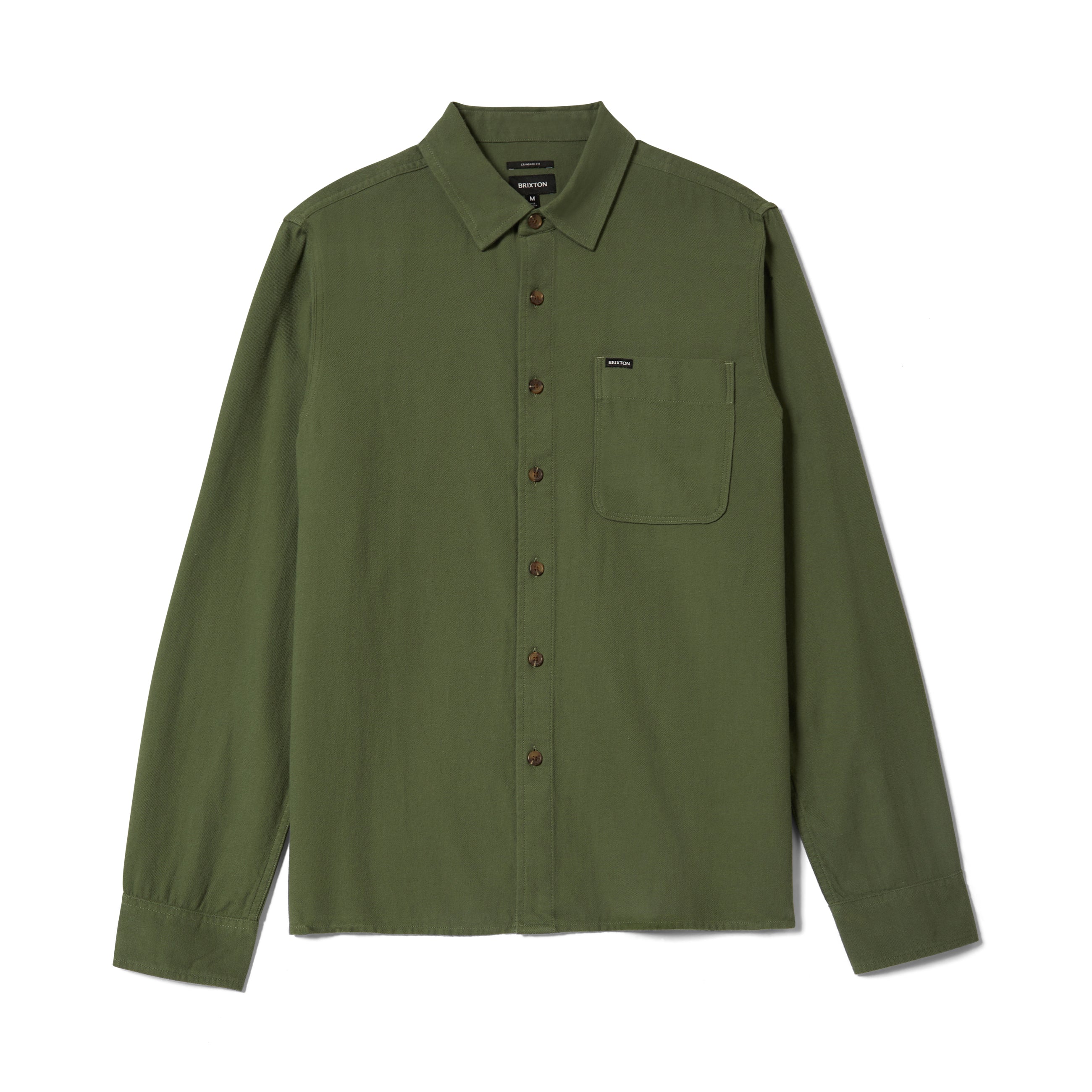 Brixton Hasting Lightweight Flannel - Wild Green