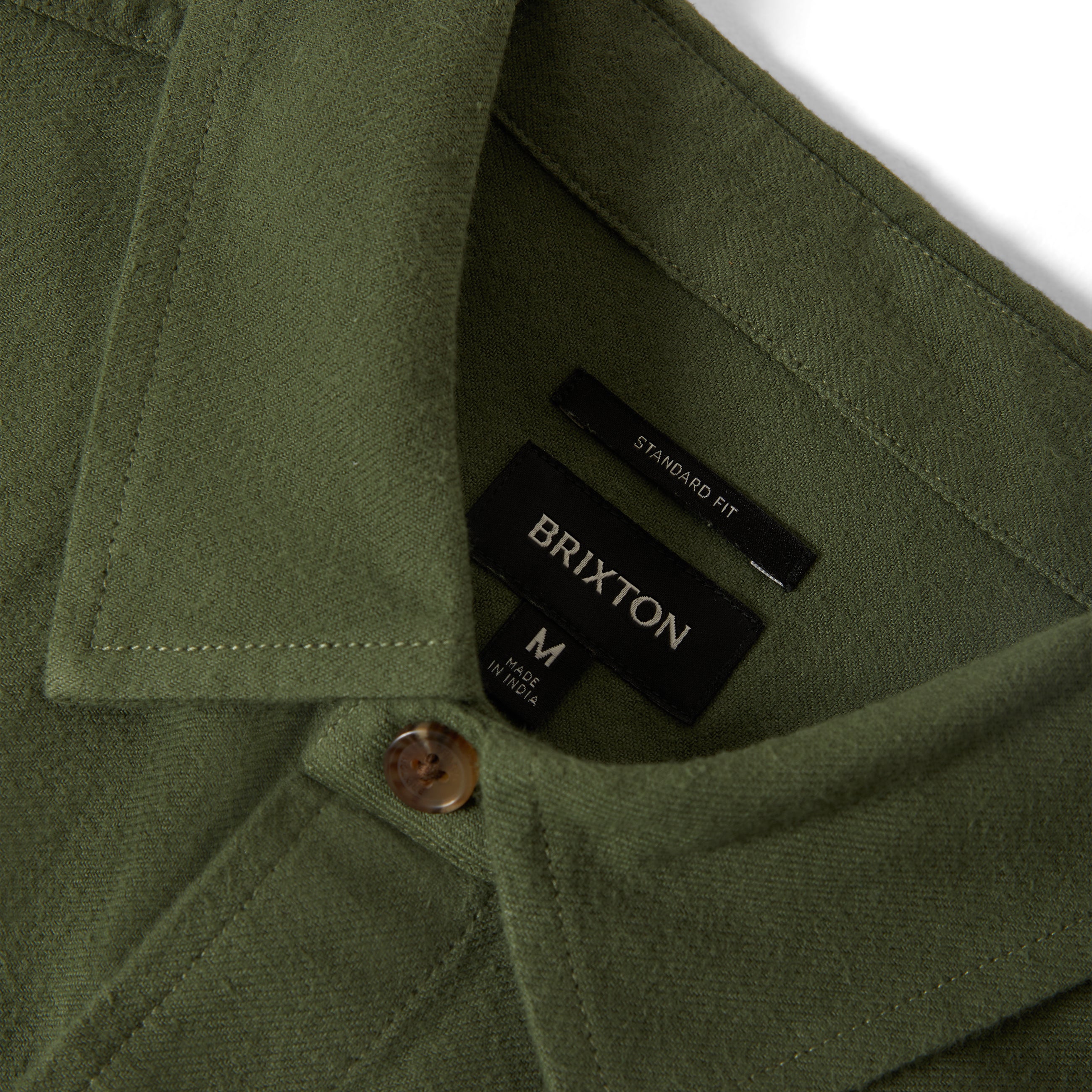 Brixton Hasting Lightweight Flannel - Wild Green