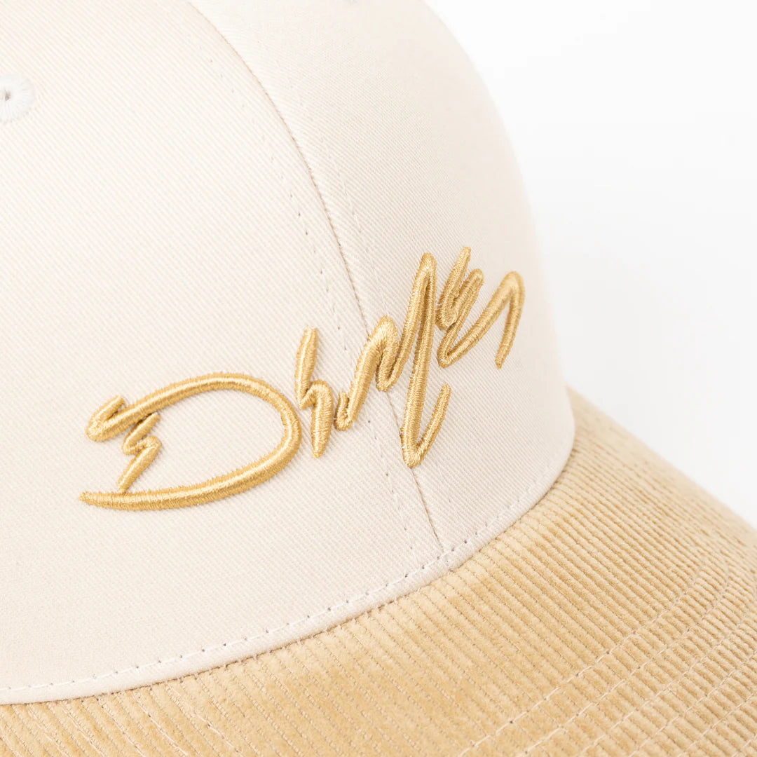 Dime Scribble Full Fit Cap - Cream