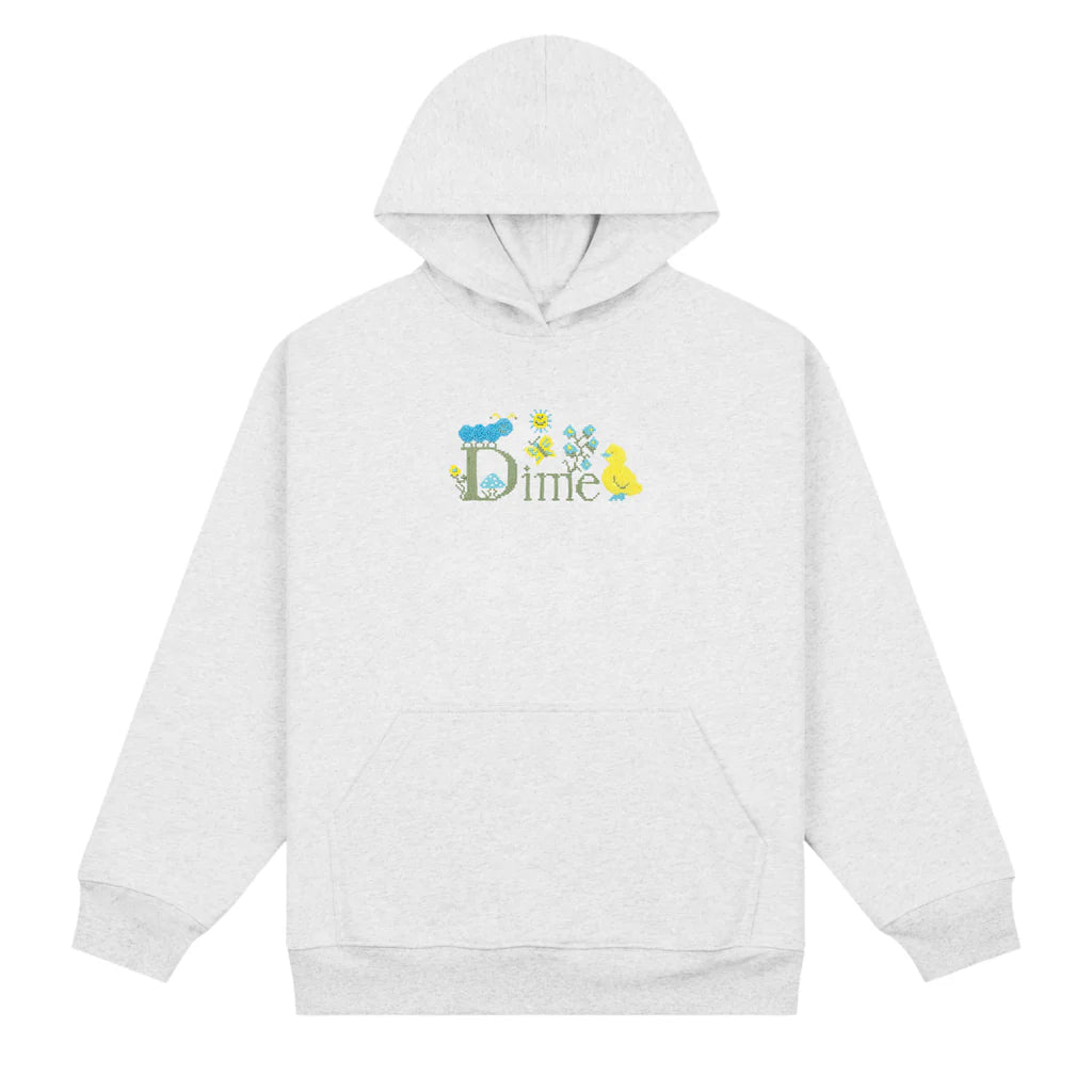 Dime Classic Cross Stitch Hoodie - Ash