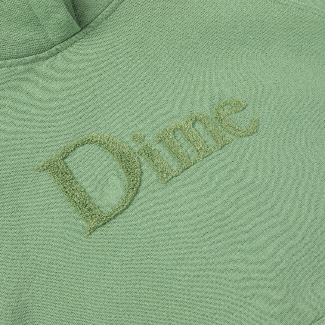Dime Classic Logo Hoodie - Green Kashmir