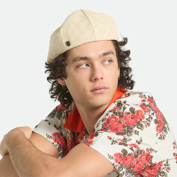 Brixton Hooligan LW Snap Cap - Natural Straw