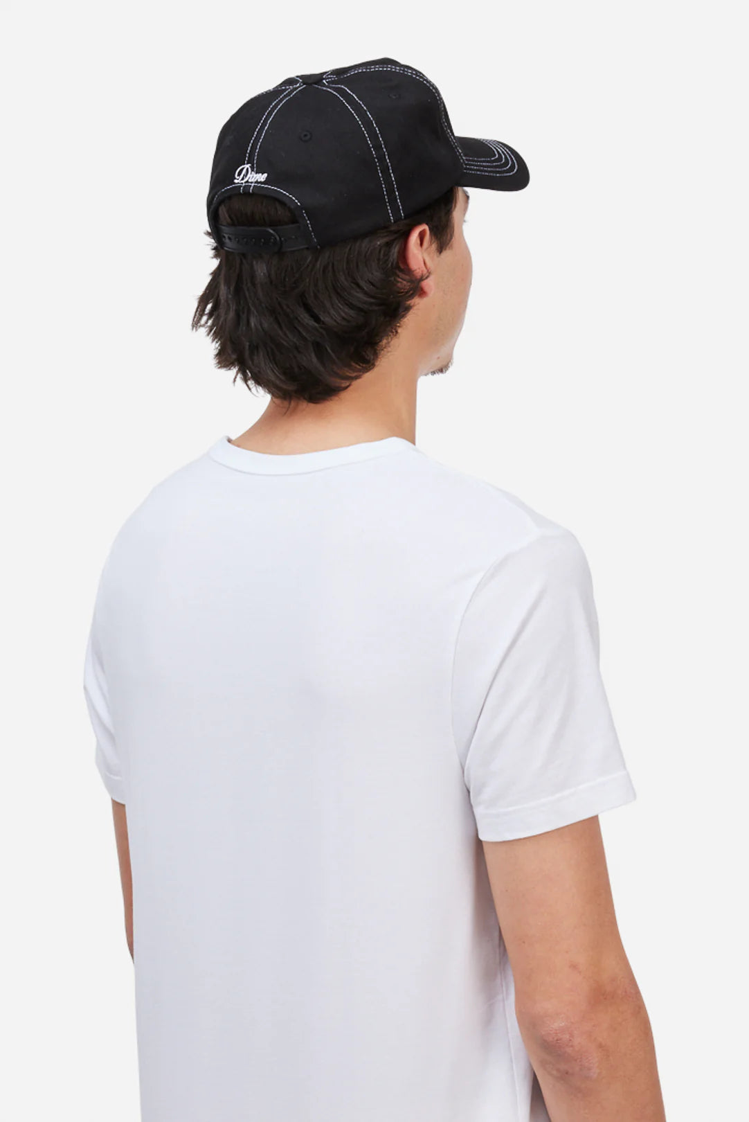 Dime Cursive Denim Worker Cap - Washed Black