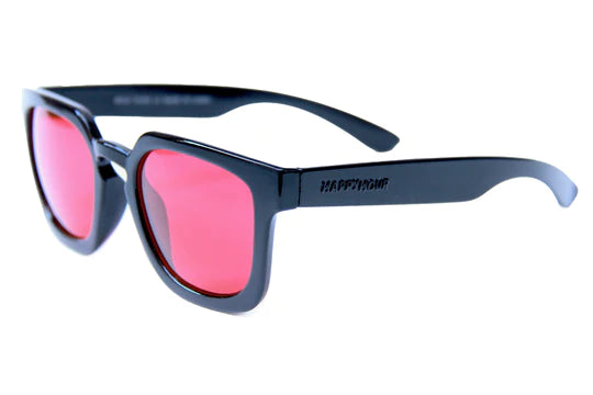 HAPPY HOUR - WOLF PUP SHADES-  BLACK/RED
