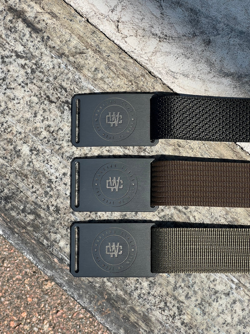 Grip6 x Working Class Belt 1.5" Gunmetal/Olive