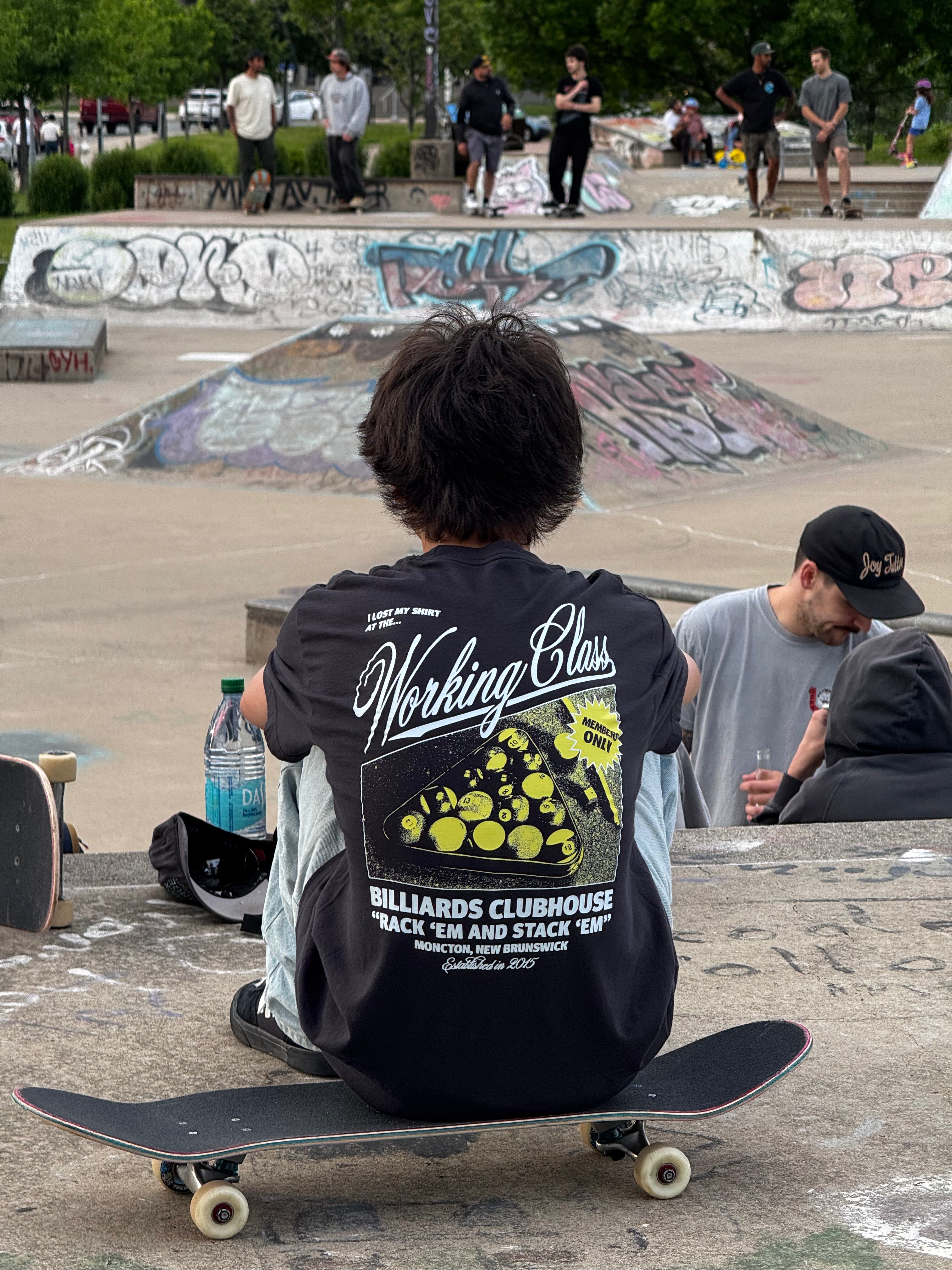 Working Class Billiards Club Tee - Black