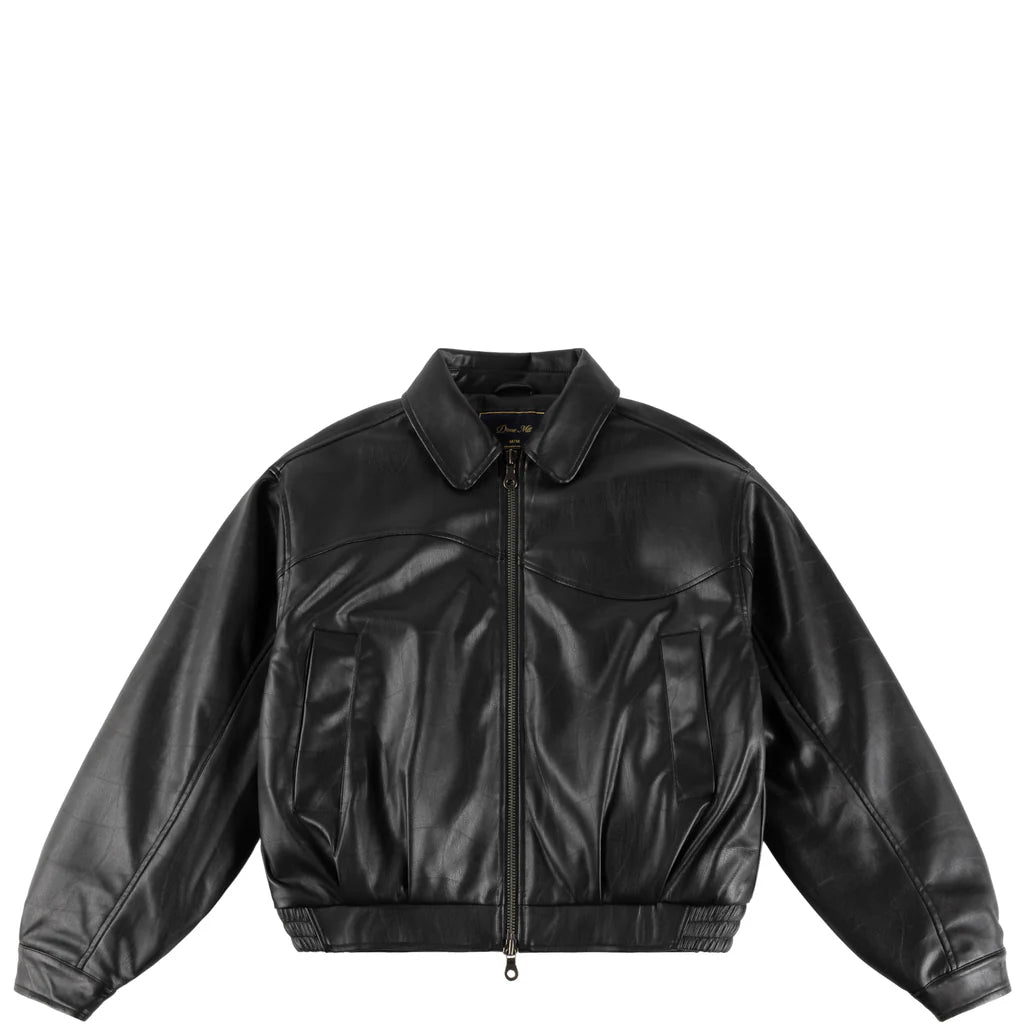 Dime Debossed Wavy Jacket - Black
