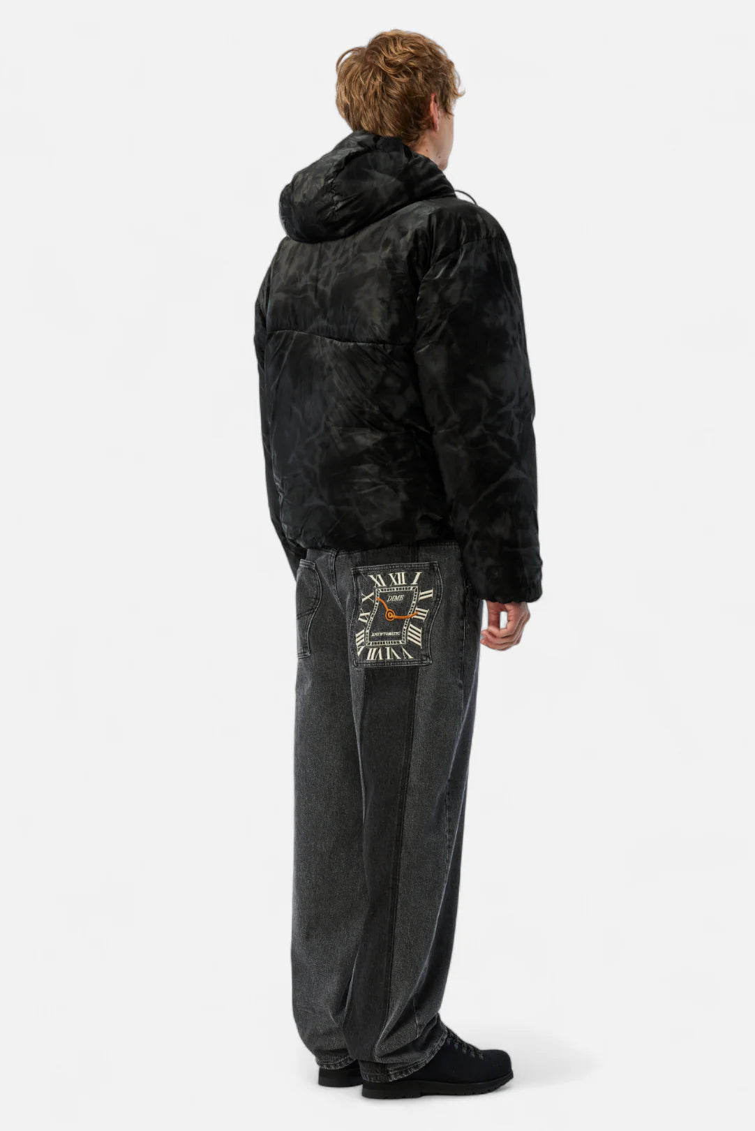 Dime Wavy Puffer - Smoke Grey