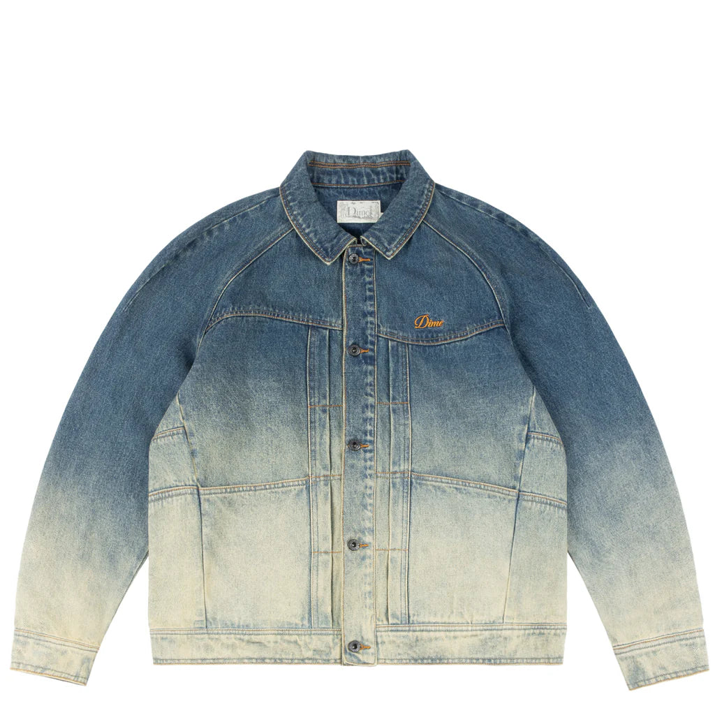Dime Denim Jacket - Sandblasted Indigo