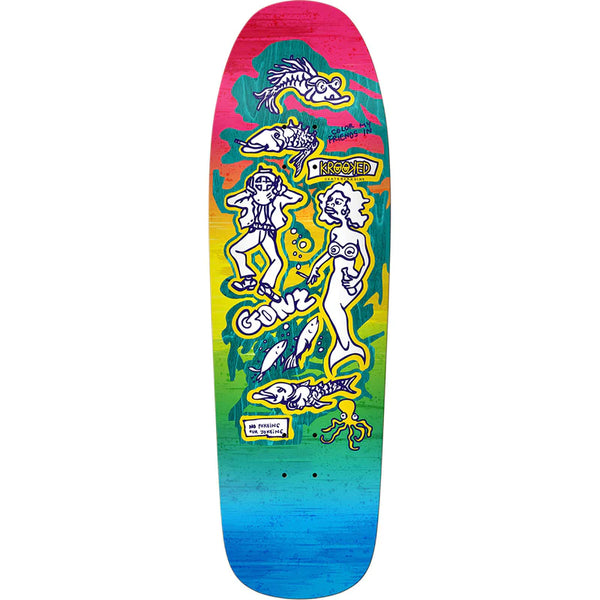 Krooked Gonz Color my Friends LTD (HAND NUMBERED) - 9.81""