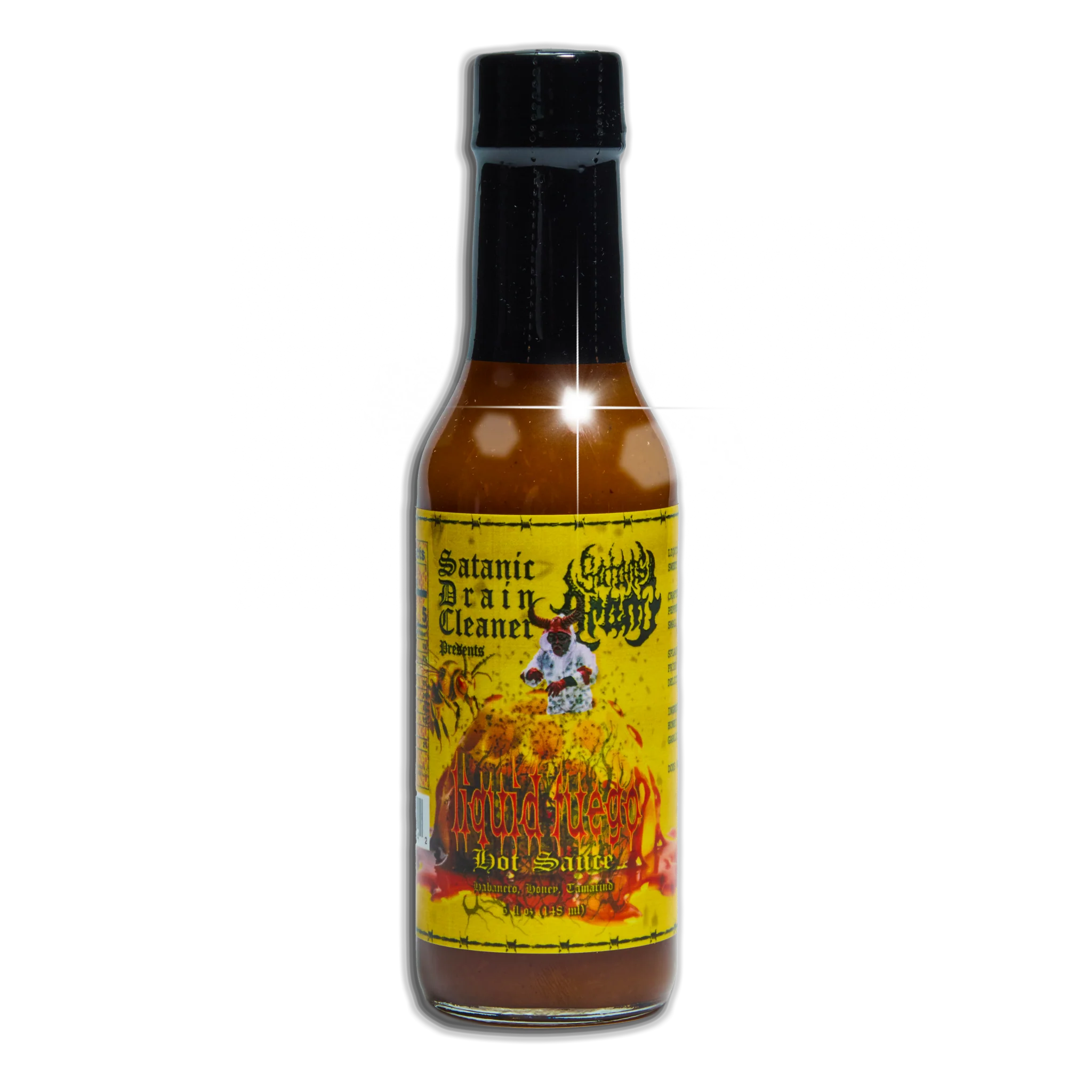 Satan's Drano Liquid Fuego Hot Sauce