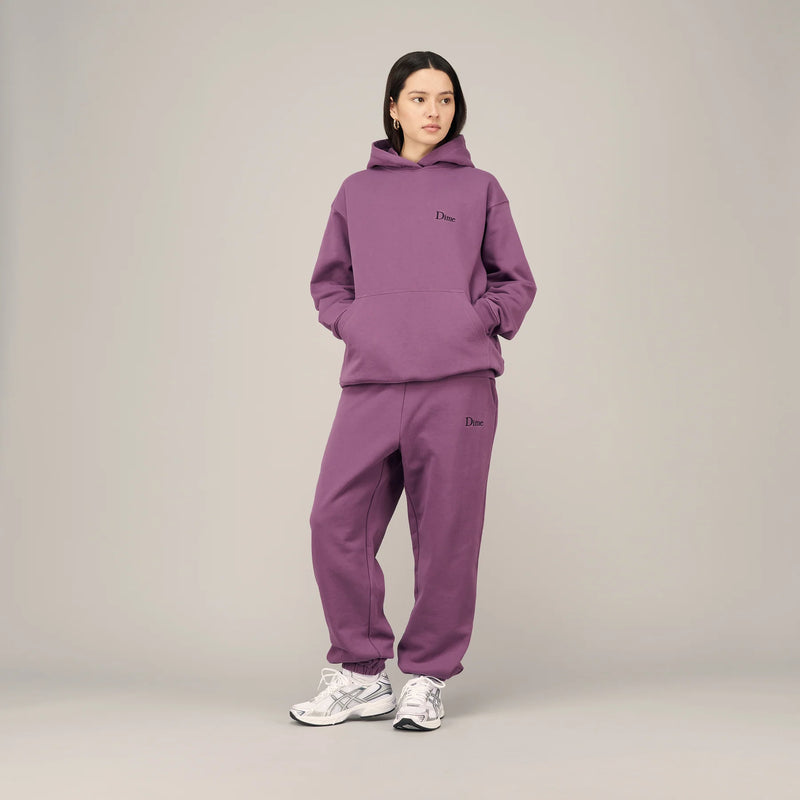 Dime Classic Small Logo Hoodie - Violet