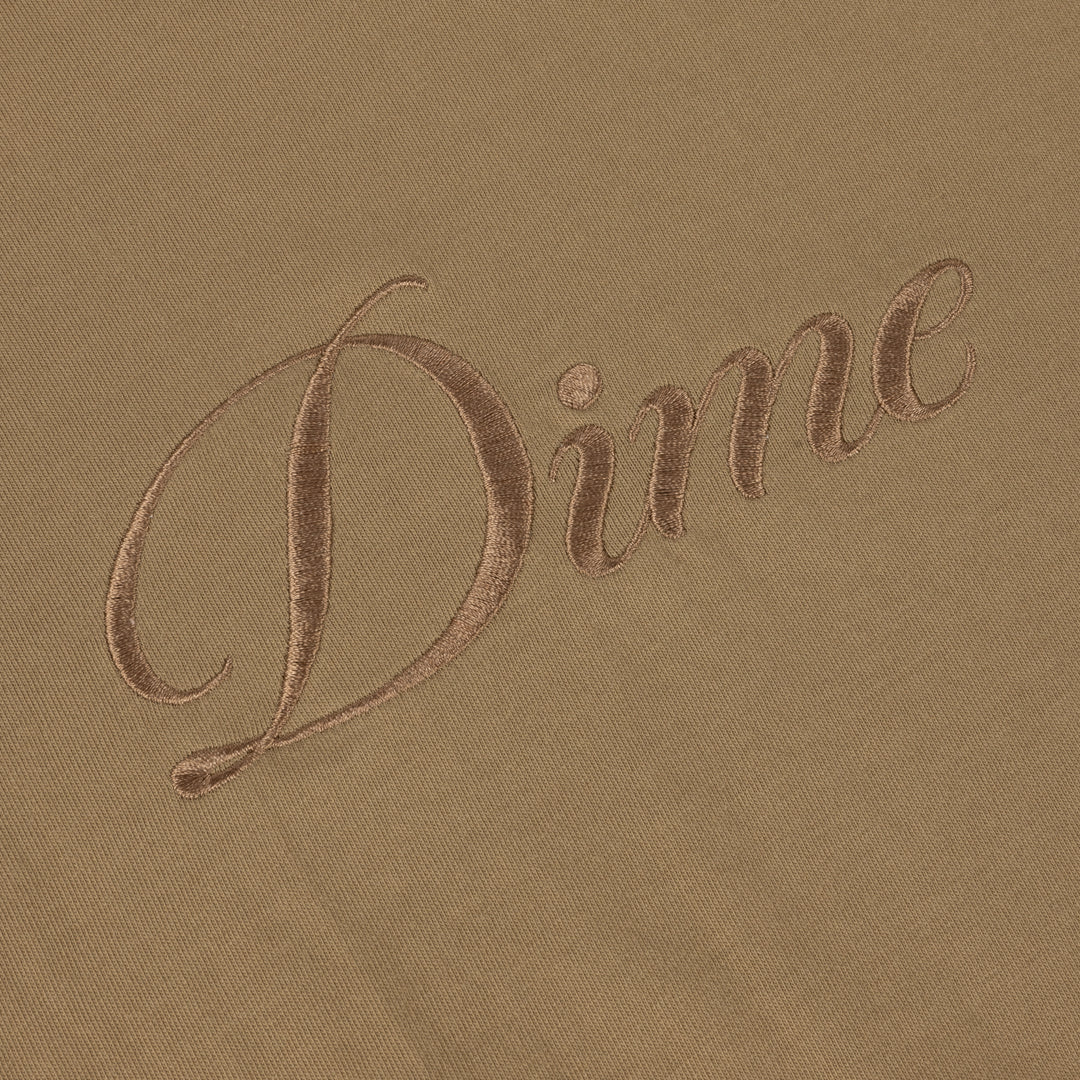 Dime Cursive T-shirt - Tan