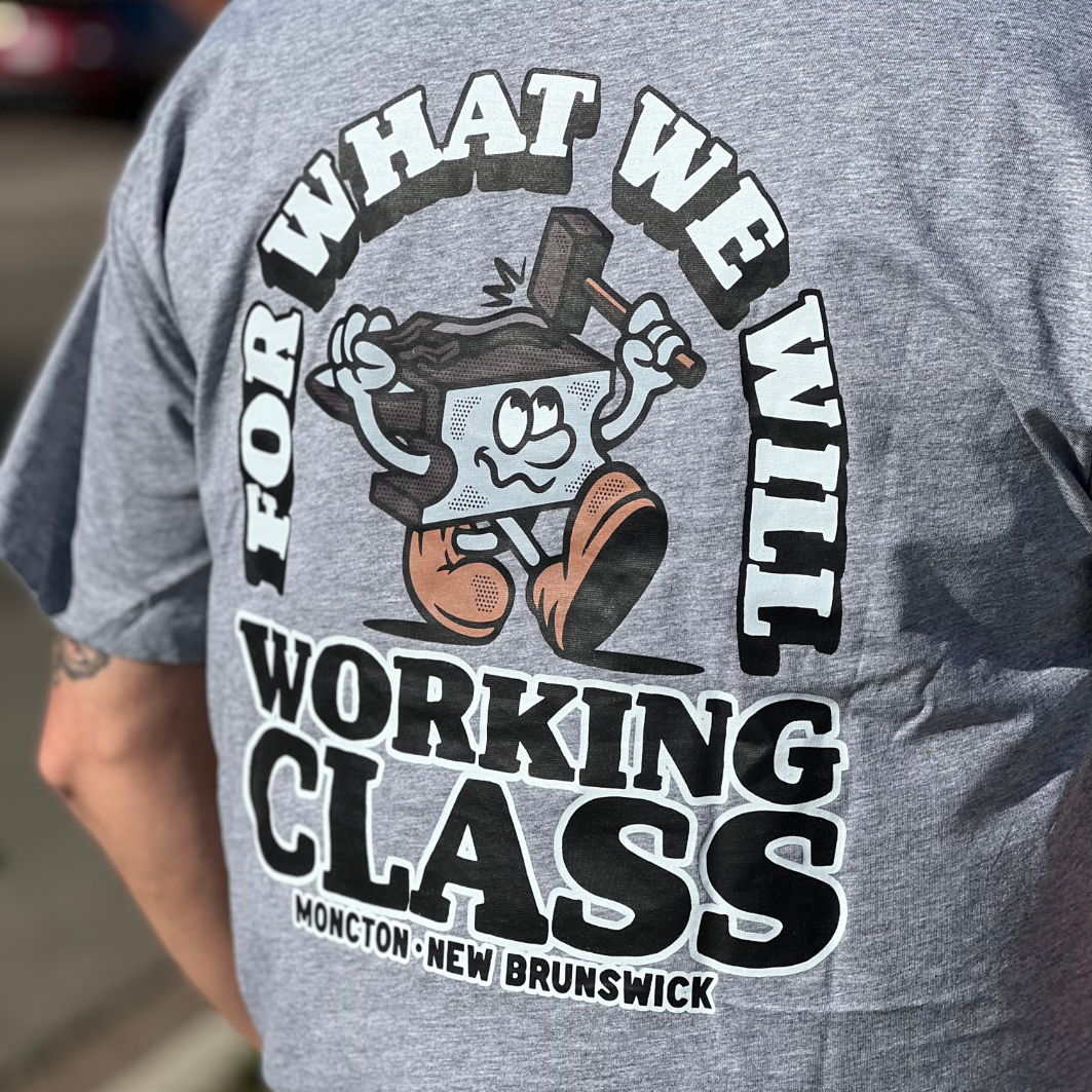 Working Class Winnie Tee - Heather Grey