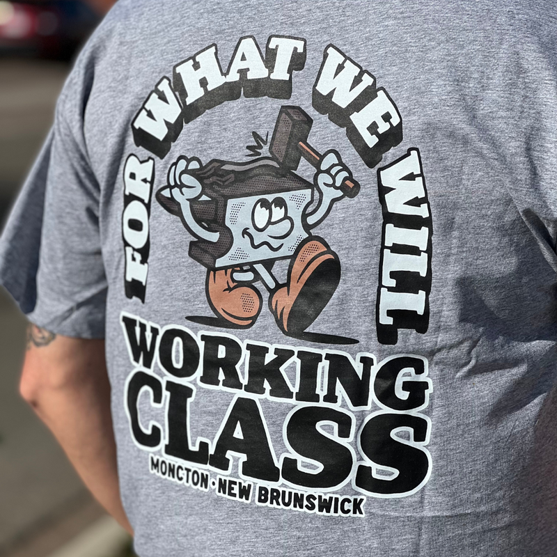 WORKING CLASS WINNIE TEE - HEATHER GREY