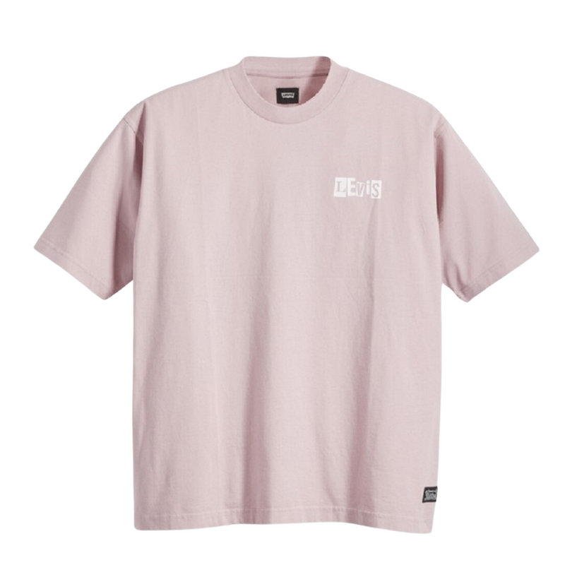 Levi s SKATE GRAPHIC BOX TEE Pink Working Class