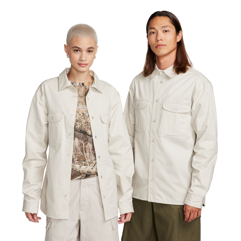 Nike SB Tanglin Woven Skate Button Up Light Bone Working Class