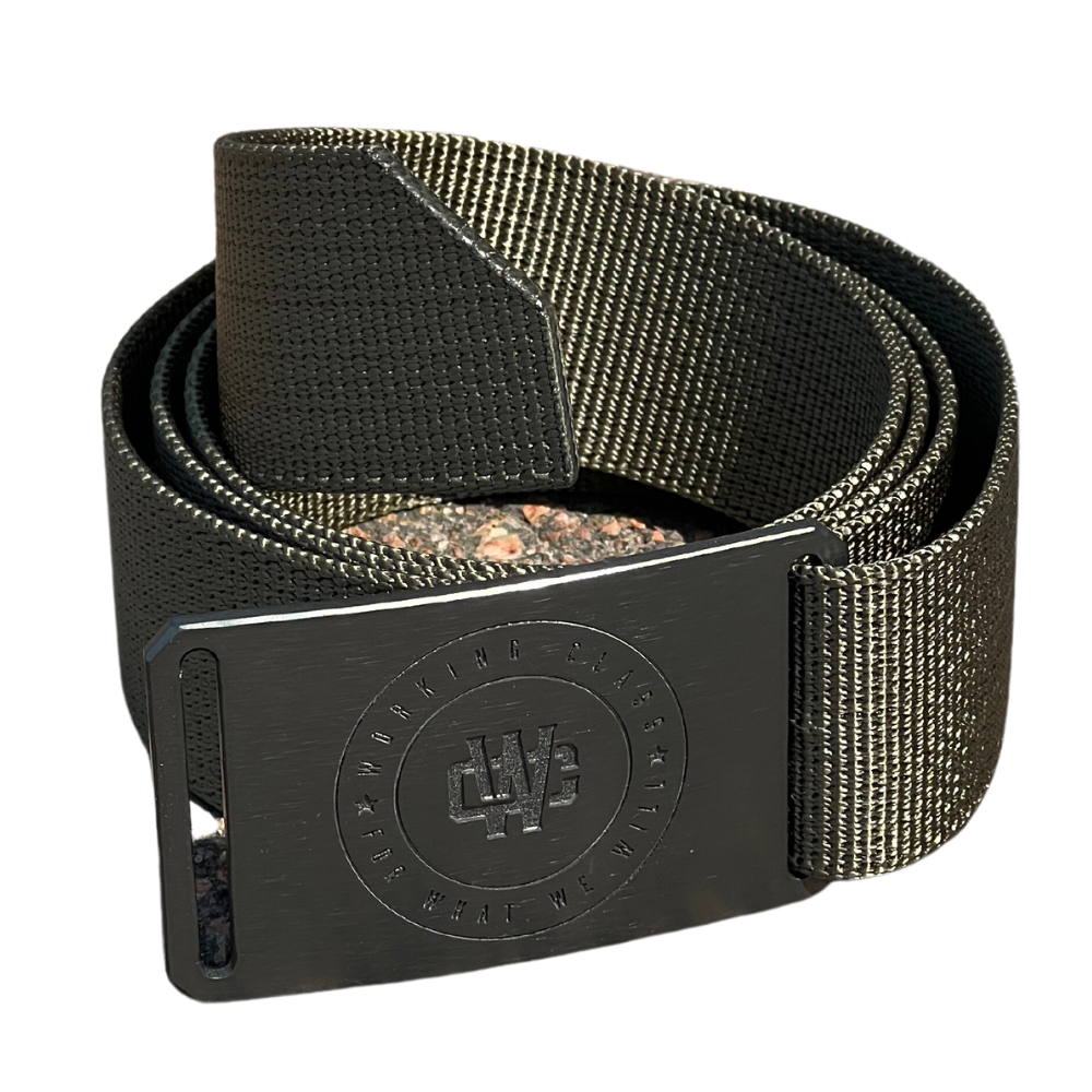 Grip6 x Working Class Belt 1.5"- Gunmetal/Olive