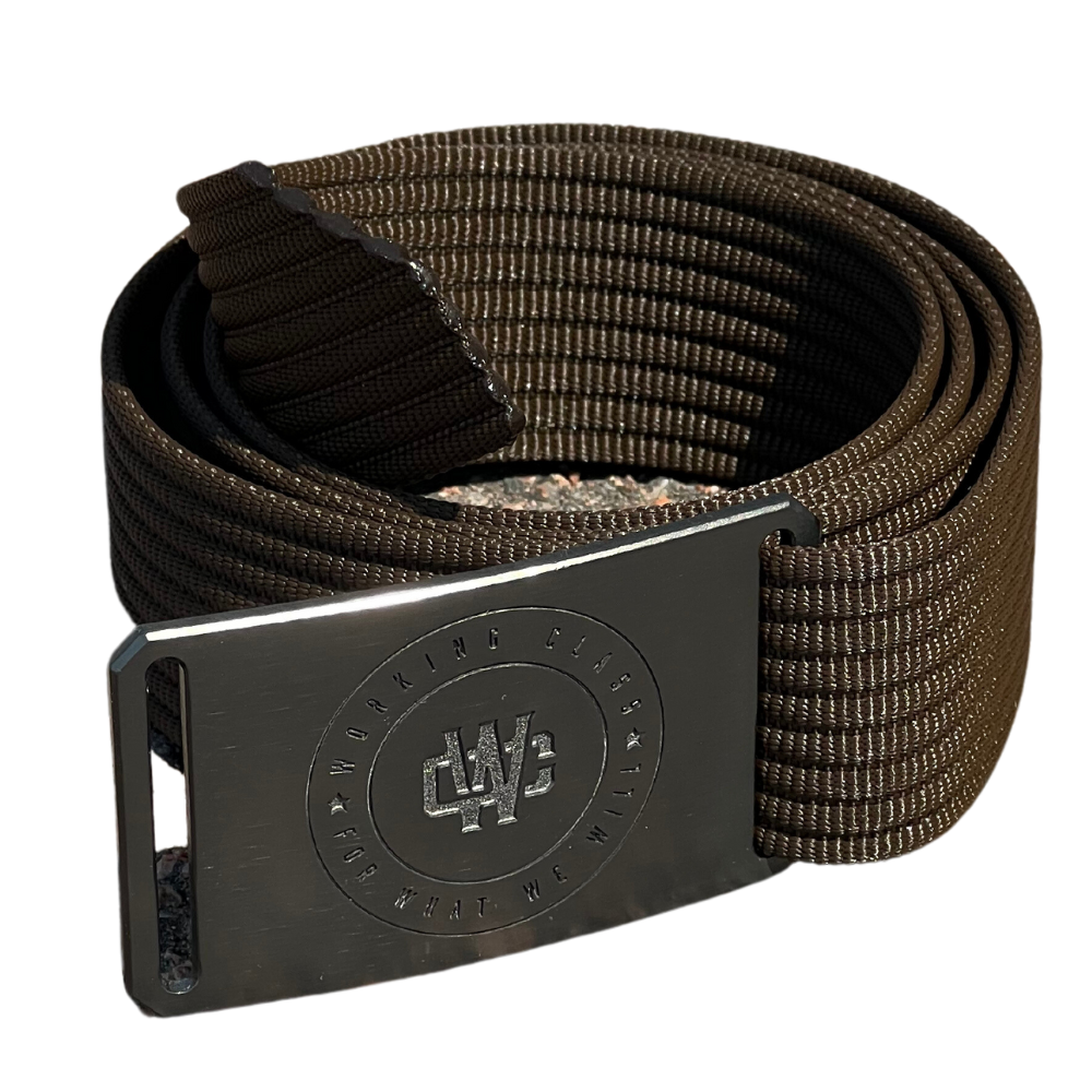 Grip6 x Working Class Belt 1.5"- Gunmetal/Brown