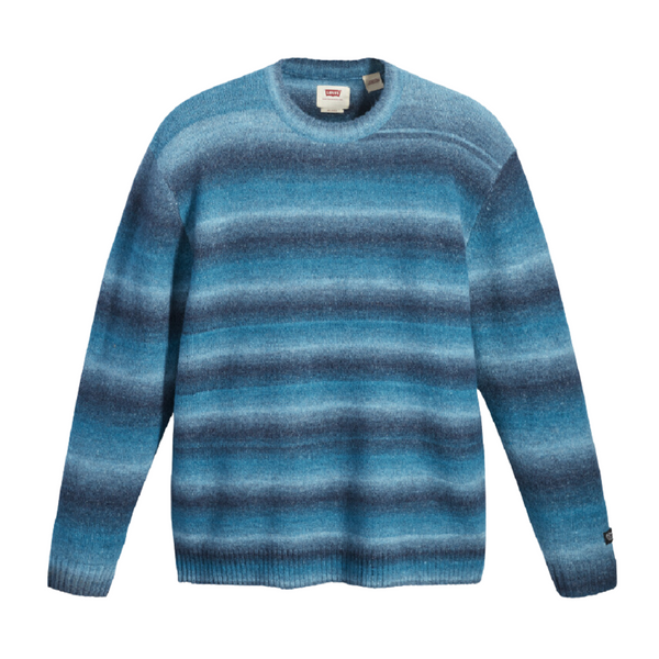 Levi's Battery Crewneck - Space Dye Ocean Depths