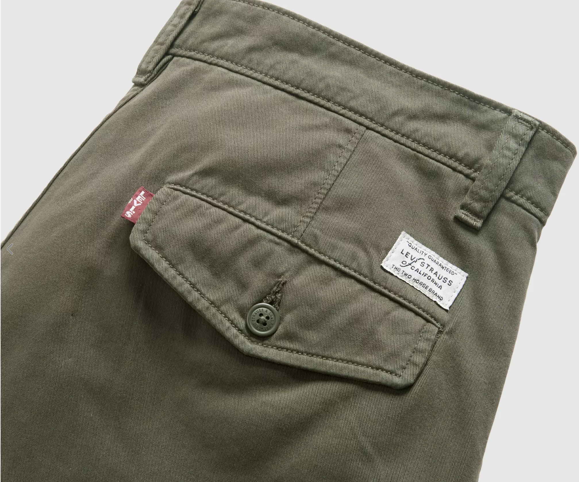 Levi's XX Chino RLX Straight III - Olive Night S TWLL