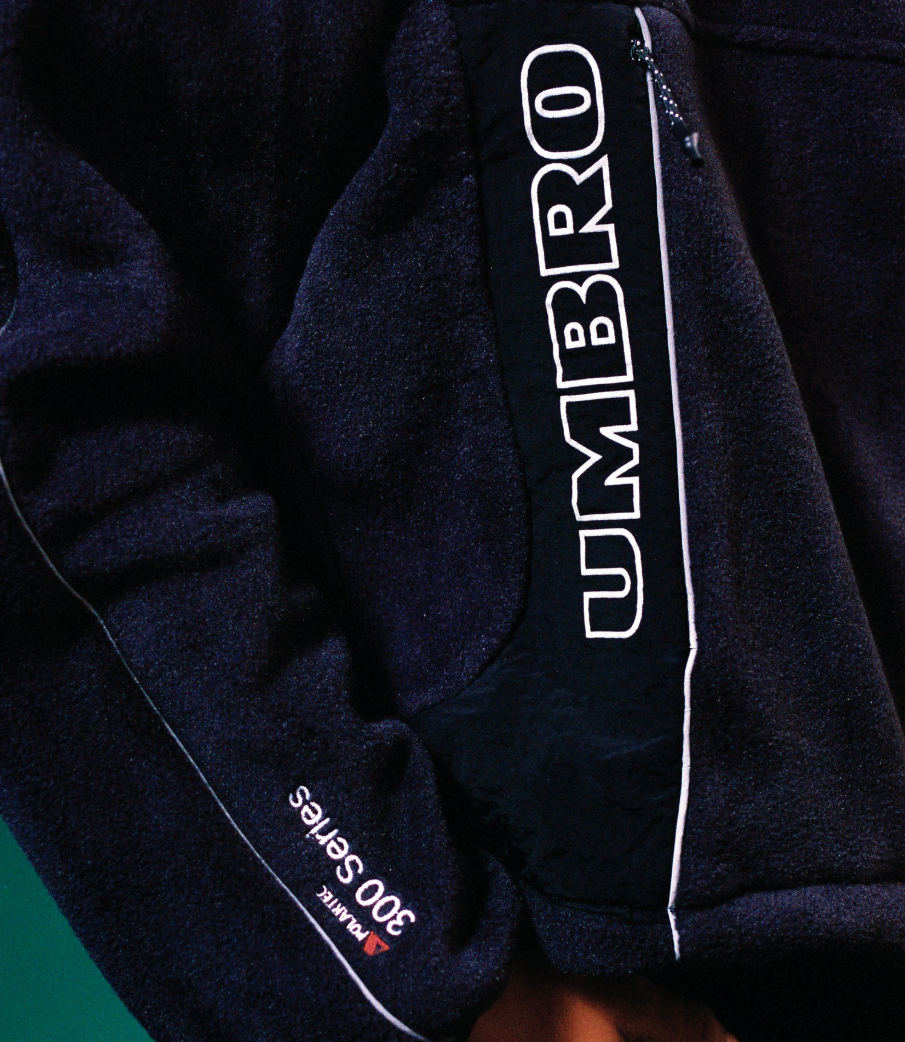 Butter Goods x Umbro Polartec Zip-Thru Jacket - Black