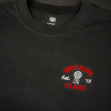 Working Class Heavy Atlas Tee - Faded Black/White/Red