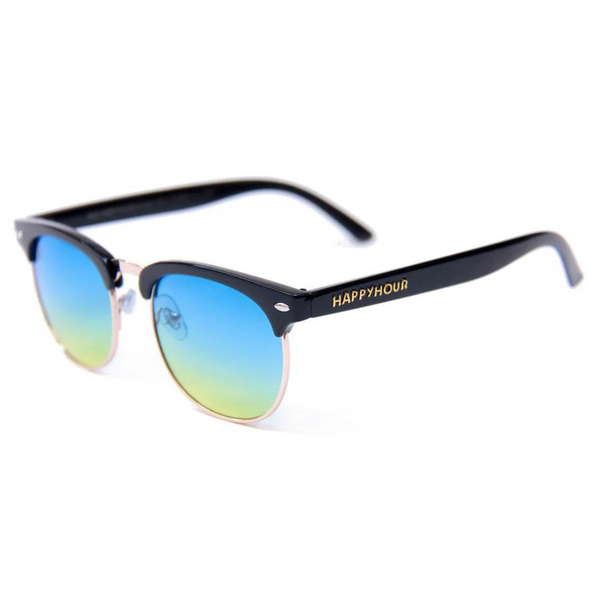 Happy Hour Shades G2 Sunglasses - Gloss Black/Blue/Yellow Fade