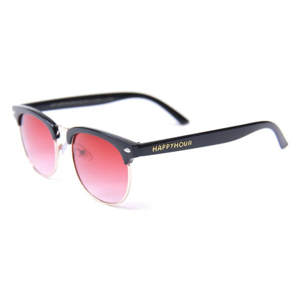 Happy Hour Shades G2 Sunglasses - Gloss Black/Red Fade
