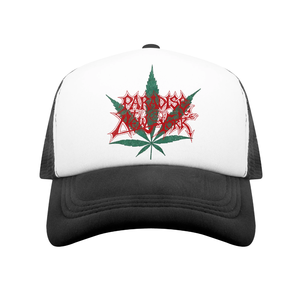 Paradise "Morbid" Trucker Hat - Black/White