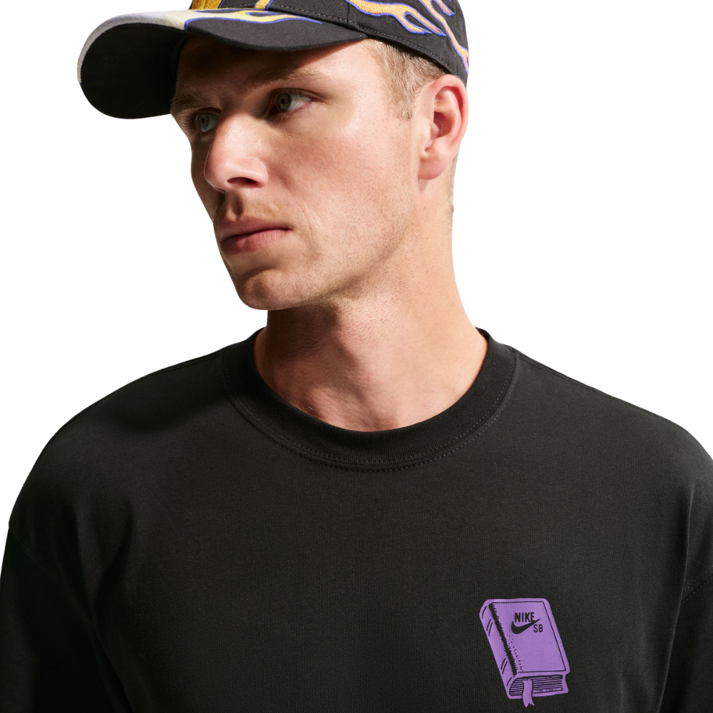 Nike SB Skate Graphic T-Shirt - Black/Purple