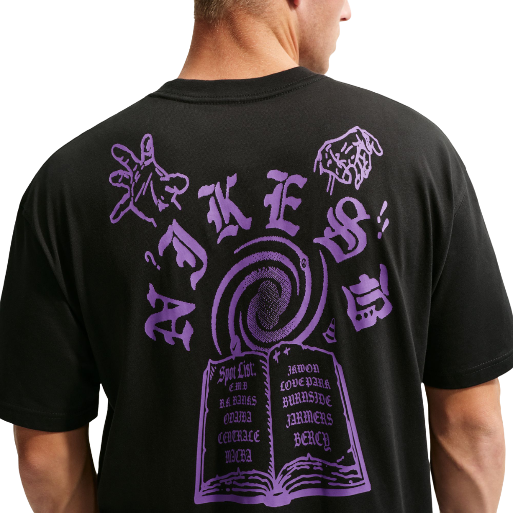 Nike SB Skate Graphic T-Shirt - Black/Purple