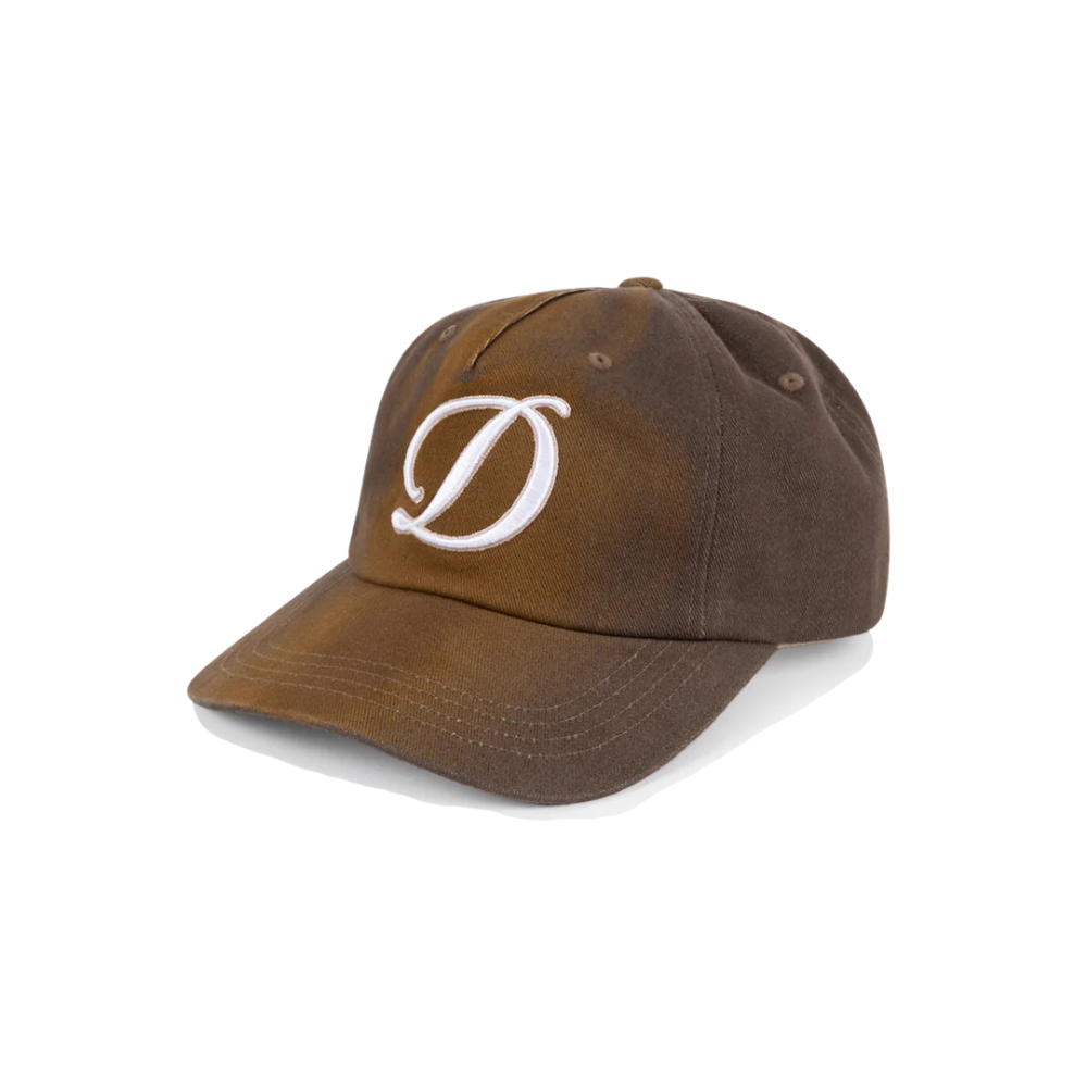 Dime Cursive Denim Worker Cap - Washed Brown